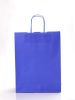 Large Blue Kraft Twist Handle Carrier Bags