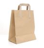 Small Brown Kraft Paper Tape Handle Carrier Bags