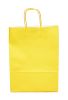 Medium Yellow Kraft Twist Handle Carrier Bags