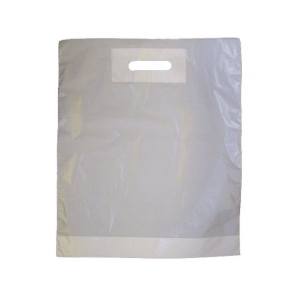 Patch Handle Polythene Carrier Bags | Printed Napkins
